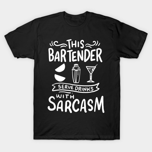 Bartender T-Shirt by Shiva121